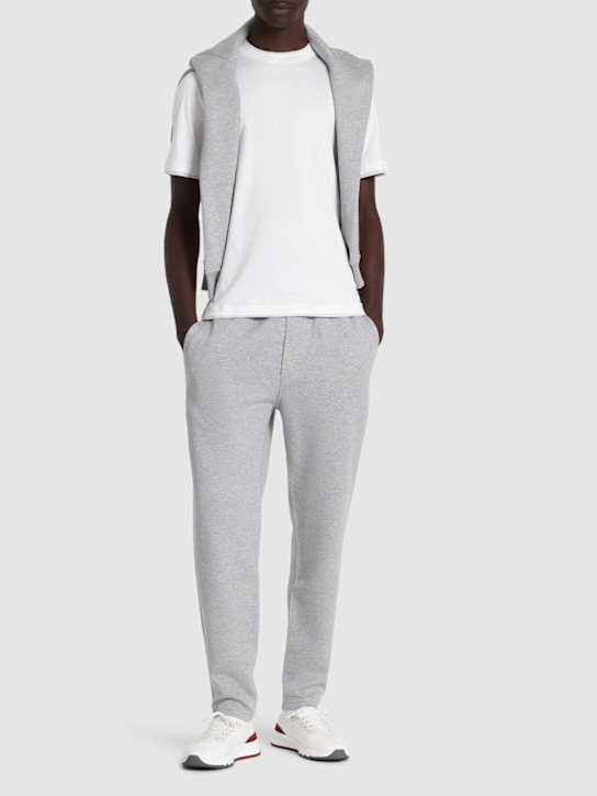LuisaViaRoma Brunello CucinelliT-shirt In Jersey Di Cotone