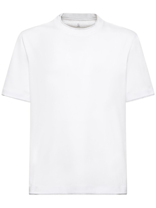 LuisaViaRoma Brunello CucinelliT-shirt in jersey di cotone