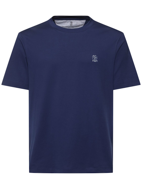 LuisaViaRoma Brunello CucinelliT-shirt in jersey di cotone