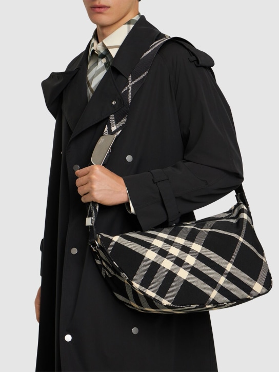 LuisaViaRoma BurberryBorsa Messenger Grande Maderia Check Shield