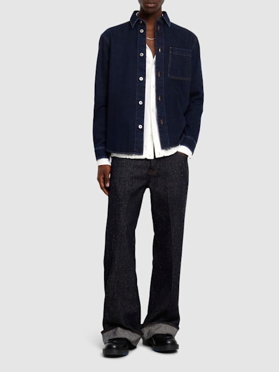 LuisaViaRoma BurberryCamicia In Denim Di Misto Cotone