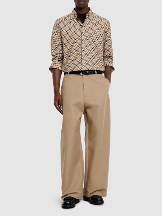 LuisaViaRoma BurberryCamicia In Flanella Di Cotone Check