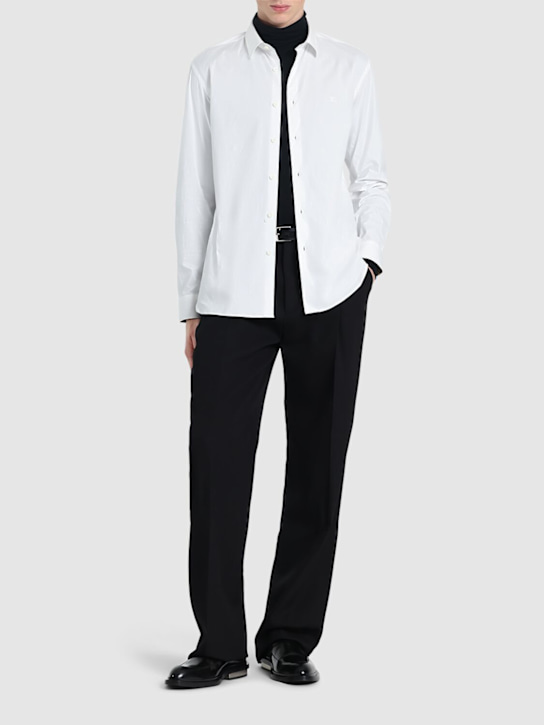 LuisaViaRoma BurberryCamicia Sherfield In Cotone Stretch