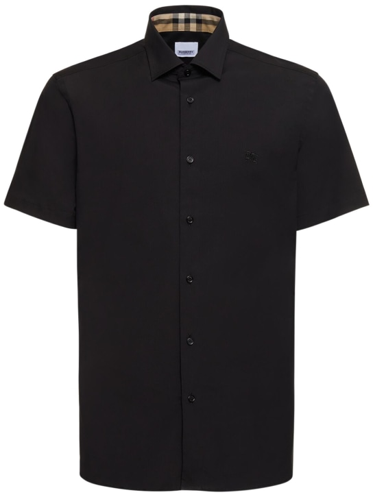 LuisaViaRoma BurberryCamicia slim fit Sherfield in misto cotone