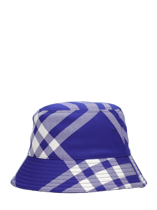 LuisaViaRoma BurberryCappello Bucket In Misto Lana Check