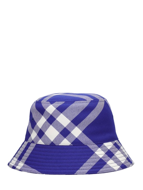LuisaViaRoma BurberryCappello bucket in misto lana check