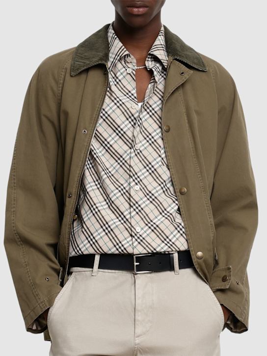 LuisaViaRoma BurberryCintura In Pelle Con Fibbia 35mm