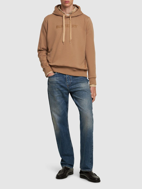 LuisaViaRoma BurberryFelpa Ansdell In Jersey Di Cotone Con Cappuccio