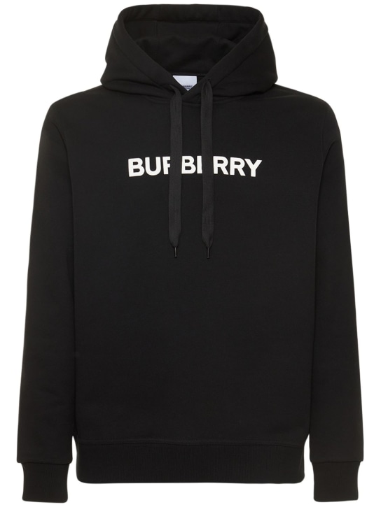 LuisaViaRoma BurberryFelpa Ansdell in jersey di cotone con cappuccio