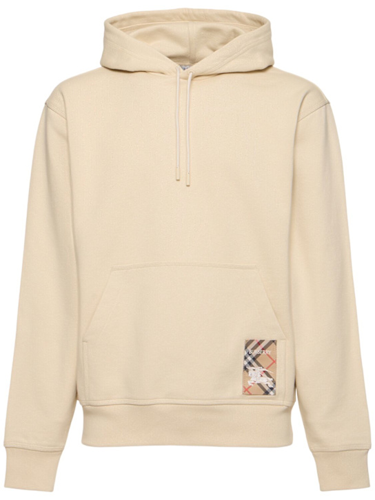 LuisaViaRoma BurberryFelpa Burberry Check con cappuccio