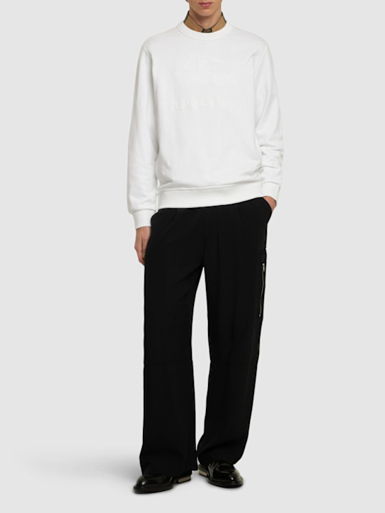 LuisaViaRoma BurberryFelpa Girocollo Rayner In Cotone