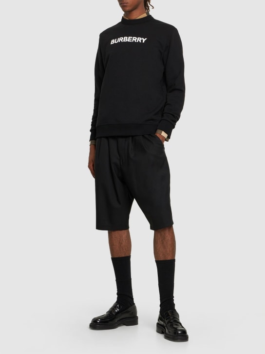 LuisaViaRoma BurberryFelpa In Jersey Di Cotone Con Logo
