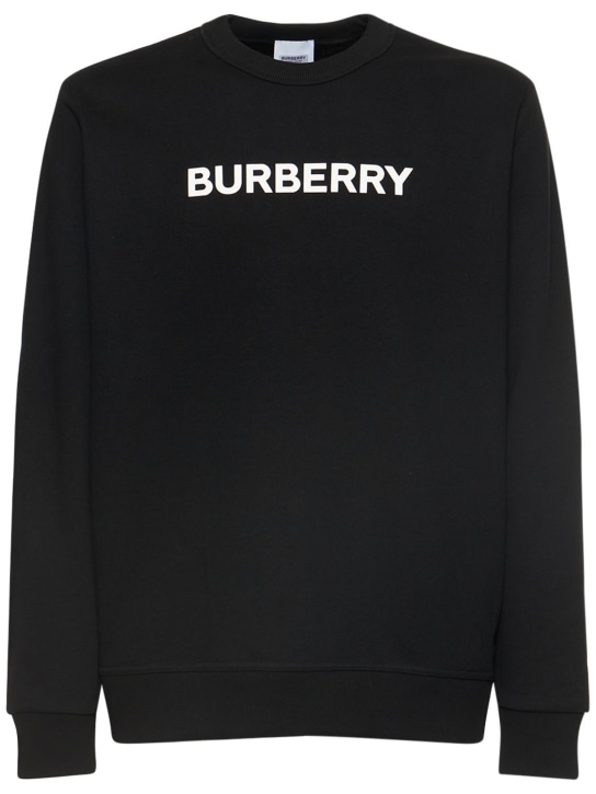 LuisaViaRoma BurberryFelpa in jersey di cotone con logo