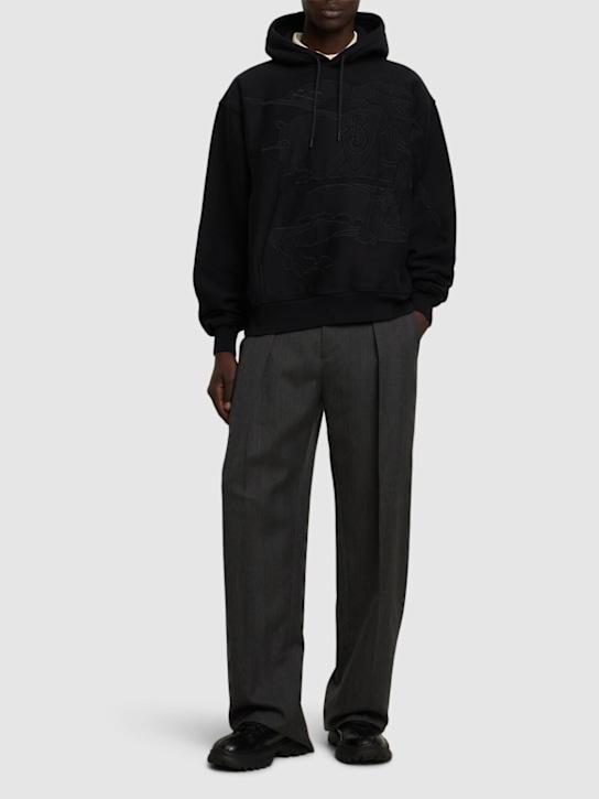 LuisaViaRoma BurberryFelpa In Misto Cotone Con Cappuccio E Logo