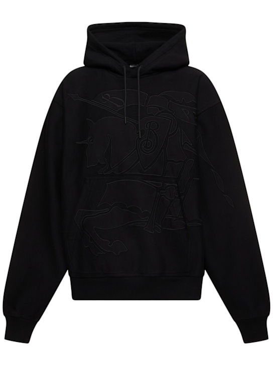 LuisaViaRoma BurberryFelpa in misto cotone con cappuccio e logo