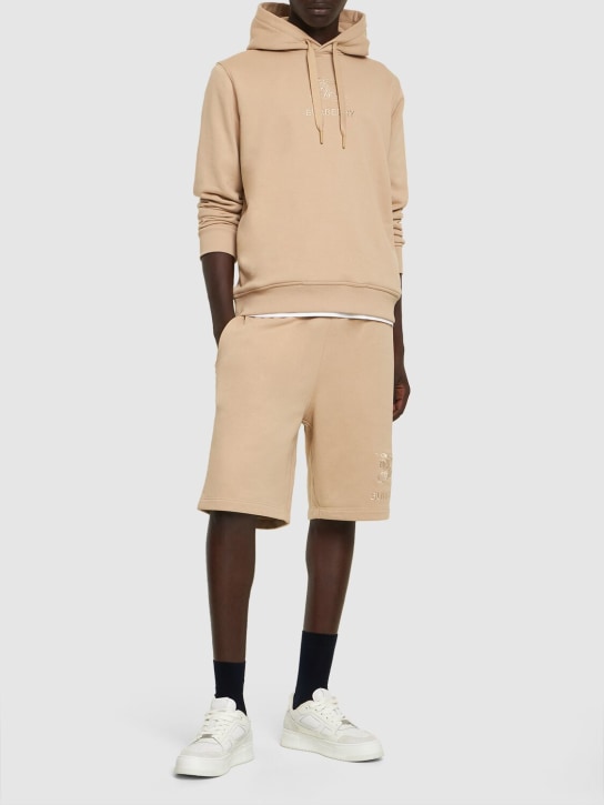 LuisaViaRoma BurberryFelpa Tidan In Jersey Di Cotone Con Cappuccio