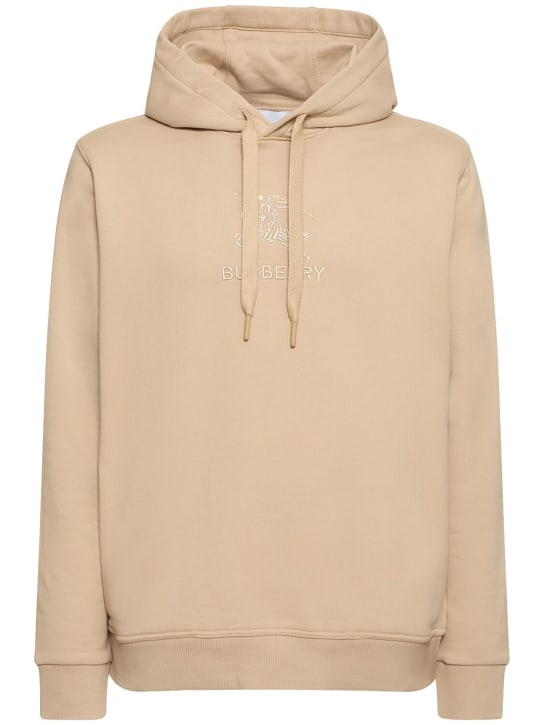 LuisaViaRoma BurberryFelpa Tidan in jersey di cotone con cappuccio