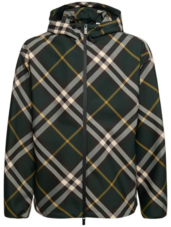 LuisaViaRoma BurberryGiacca in nylon check con cappuccio