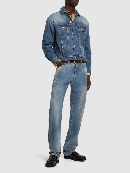 LuisaViaRoma BurberryGiacca Trucker Harlan In Denim