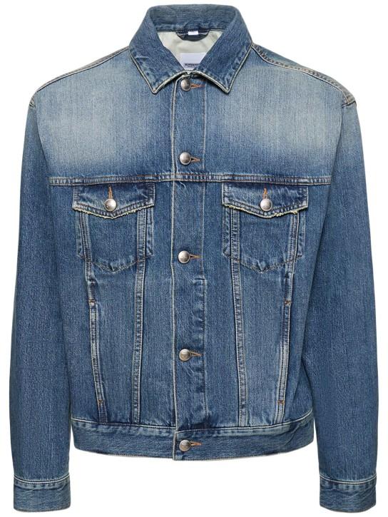 LuisaViaRoma BurberryGiacca trucker Harlan in denim