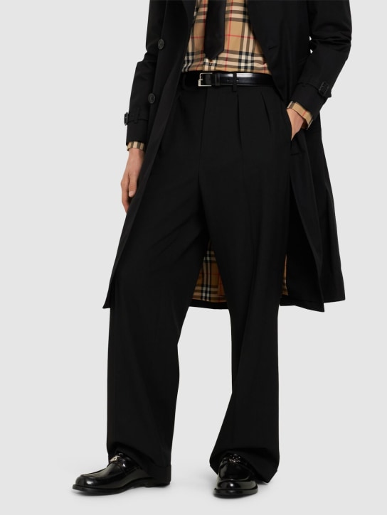 LuisaViaRoma BurberryMocassini Fred In Pelle Con Monogramma