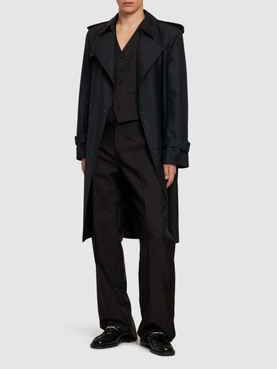LuisaViaRoma BurberryPantaloni Smoking In Lana E Seta