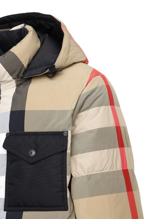 LuisaViaRoma BurberryPIUMINO “RUTLAND” IN TECHNO CHECK