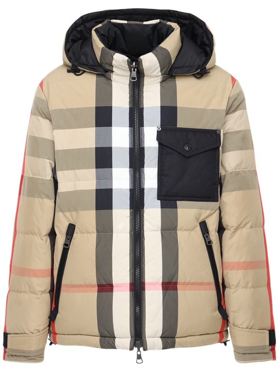 LuisaViaRoma BurberryPIUMINO “RUTLAND” IN TECHNO CHECK
