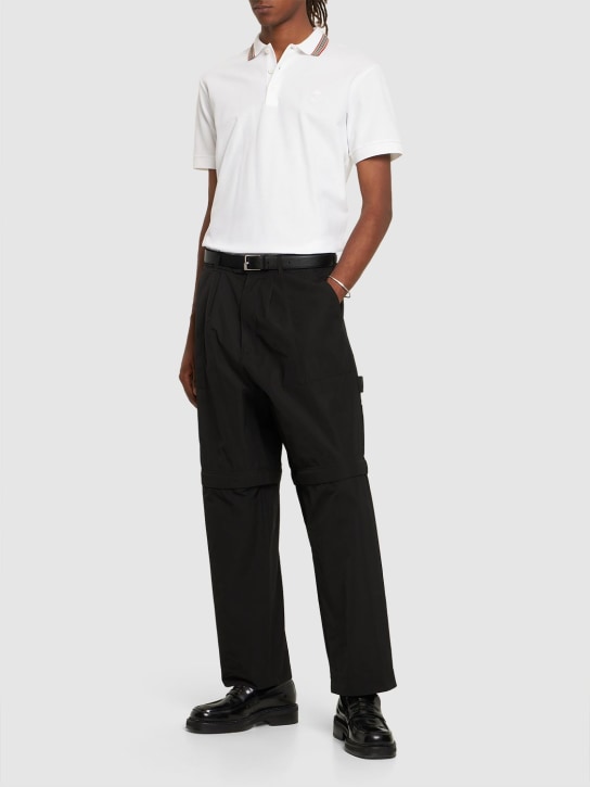 LuisaViaRoma BurberryPolo Pierson Icon Stripe TB In Cotone
