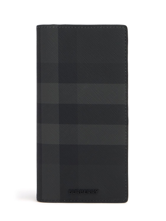 LuisaViaRoma BurberryPortafoglio Cavendish in e-canvas check