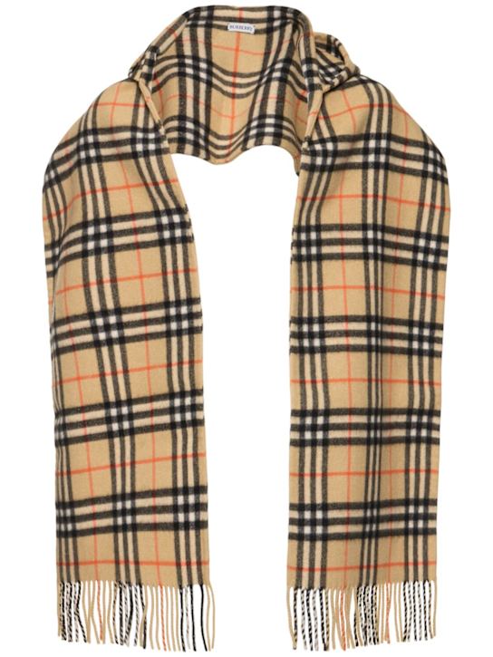 LuisaViaRoma BurberrySciarpa con cappuccio Giant Check in cashmere