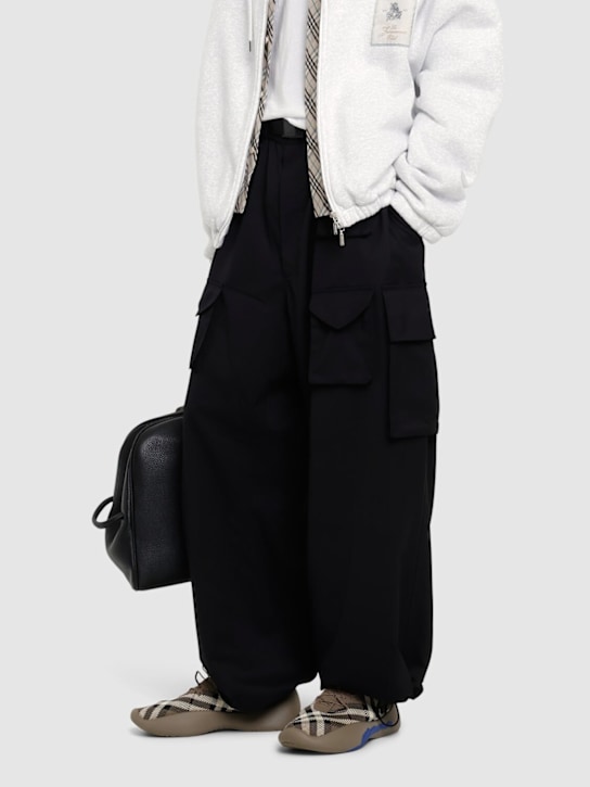 LuisaViaRoma BurberrySneakers Neptune In Maglia Check