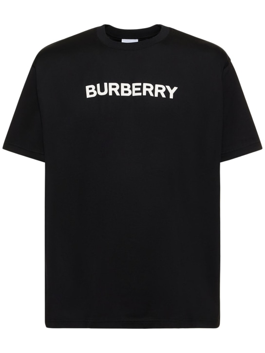 LuisaViaRoma BurberryT-shirt Harriston in jersey di cotone con logo