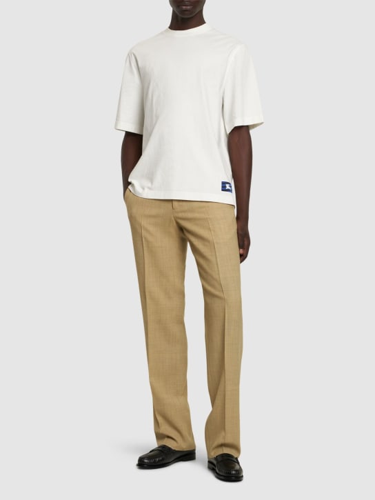 LuisaViaRoma BurberryT-shirt In Jersey Di Cotone Con Logo