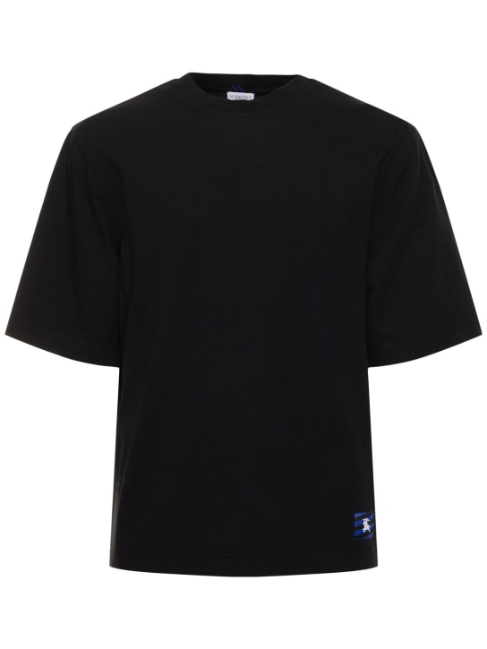 LuisaViaRoma BurberryT-shirt in jersey di cotone con logo