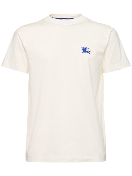 LuisaViaRoma BurberryT-shirt in jersey di cotone con logo
