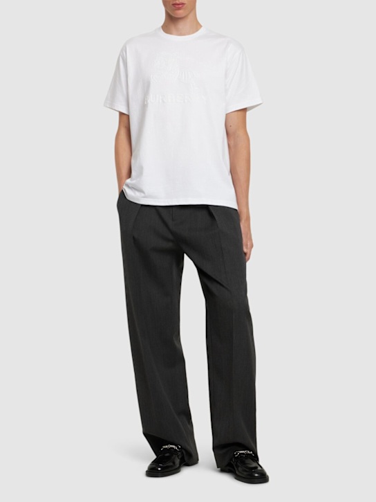 LuisaViaRoma BurberryT-shirt Raynerton In Jersey Di Cotone