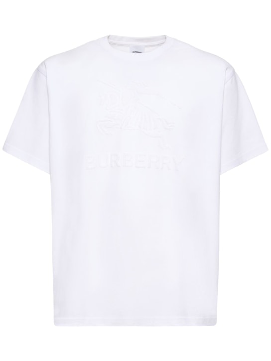 LuisaViaRoma BurberryT-shirt Raynerton in jersey di cotone