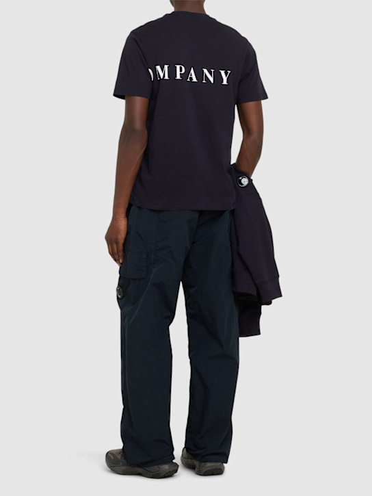 LuisaViaRoma C.P. Company30/1 Jersey Front-back Logo T-shirt