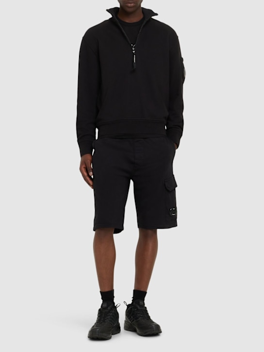 LuisaViaRoma C.P. CompanyDiagonal Fleece Half Zip Sweatshirt