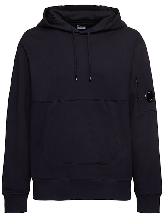 LuisaViaRoma C.P. CompanyDiagonal raised fleece hooded sweatshirt