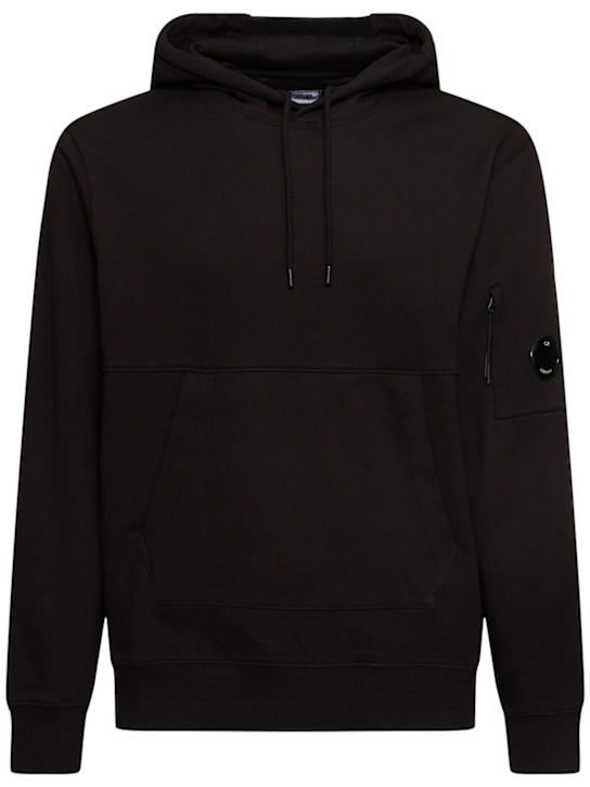 LuisaViaRoma C.P. CompanyDiagonal raised fleece hooded sweatshirt