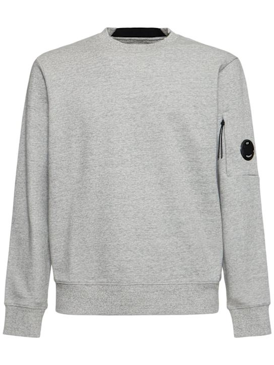 LuisaViaRoma C.P. CompanyDiagonal raised fleece lens sweatshirt