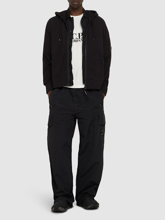 LuisaViaRoma C.P. CompanyDiagonal Raised Fleece Zipped Sweatshirt