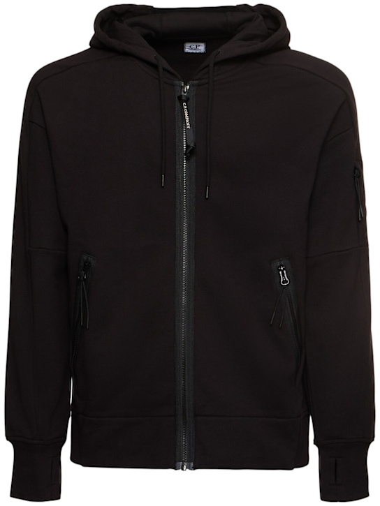 LuisaViaRoma C.P. CompanyDiagonal raised fleece zipped sweatshirt