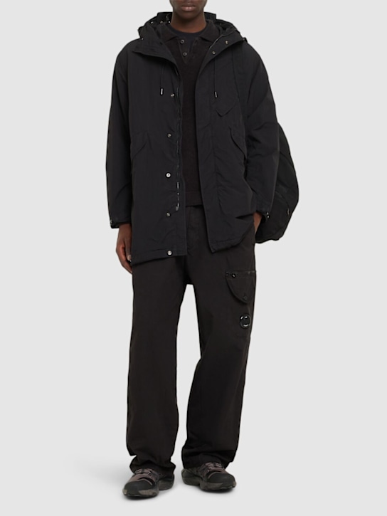 LuisaViaRoma C.P. CompanyFlatt Nylon Goggle Fishtail Parka