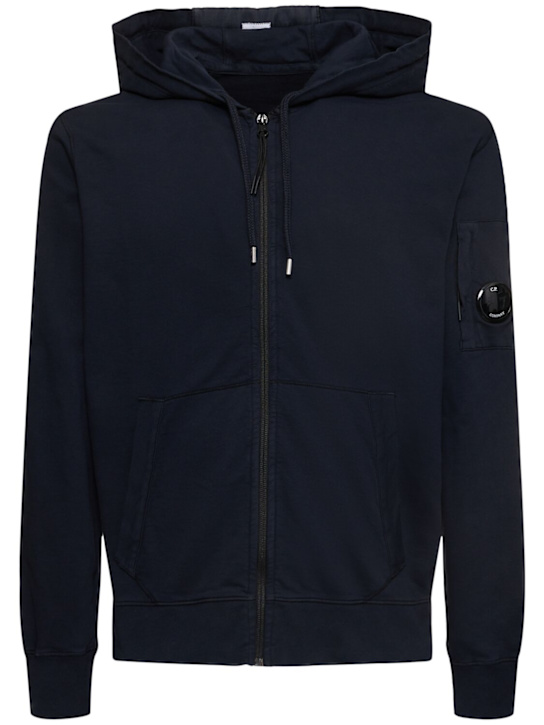 LuisaViaRoma C.P. CompanyLight fleece full zip hooded sweatshirt