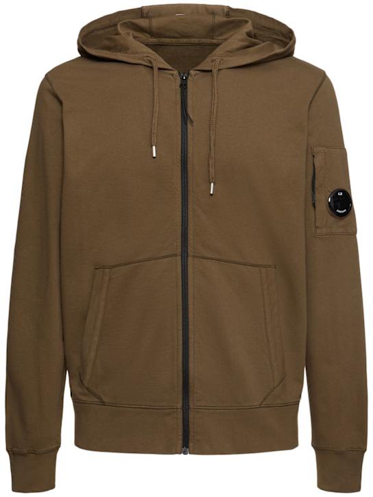 LuisaViaRoma C.P. CompanyLight fleece full zip hooded sweatshirt