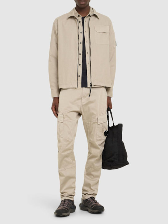 LuisaViaRoma C.P. CompanyOrganic Gabardine Full Zip Overshirt