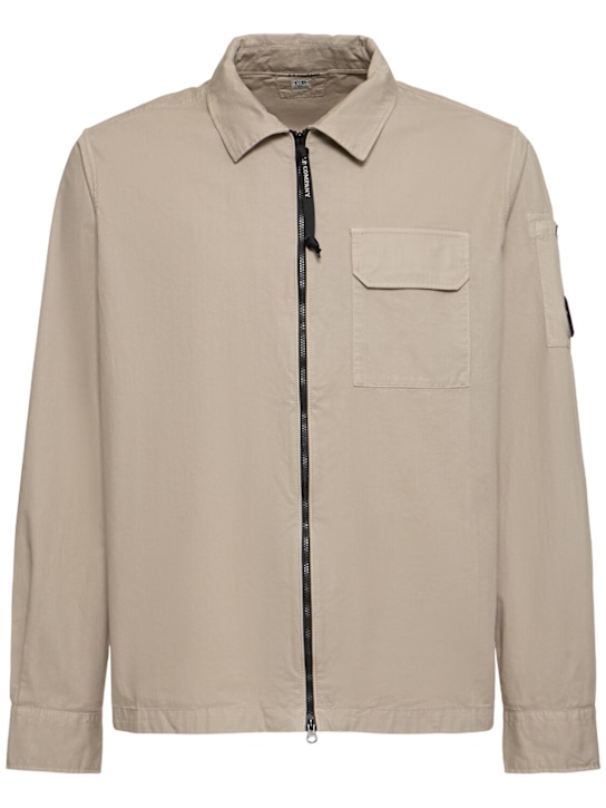 LuisaViaRoma C.P. CompanyOrganic gabardine full zip overshirt